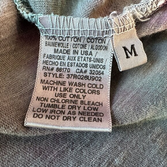 Free People Womens Medium Top Melrose Swing Tee Tie Dye Oversized Hippie - Picture 7 of 7